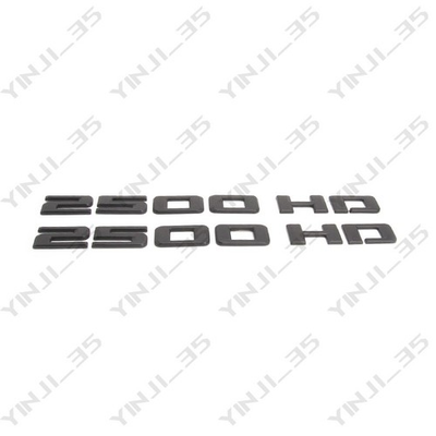 #ad 2PC Matte Black 2500 HD Emblem Nameplate 2019 2026 Silverado 2500HD $29.99