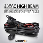 <!--F#f_0-->Lightfox 2 Way High Beam Wiring Loom Harness Relay Switch Kit 12V 40A Driving<!--F/-->