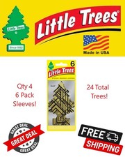 Little Trees 60210 Multi Purpose Gold Scented Hanging Air Freshener - 24 Pack 