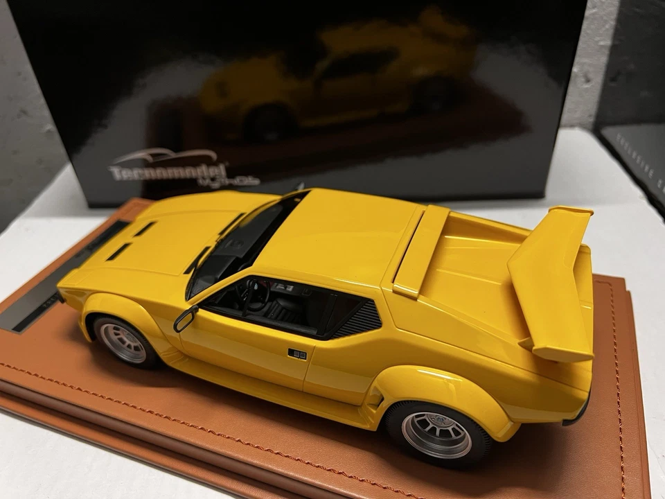 De Tomaso Pantera GT5 Giallo Pastello Tecnomodel 1/18 - Immagine 3 di 4