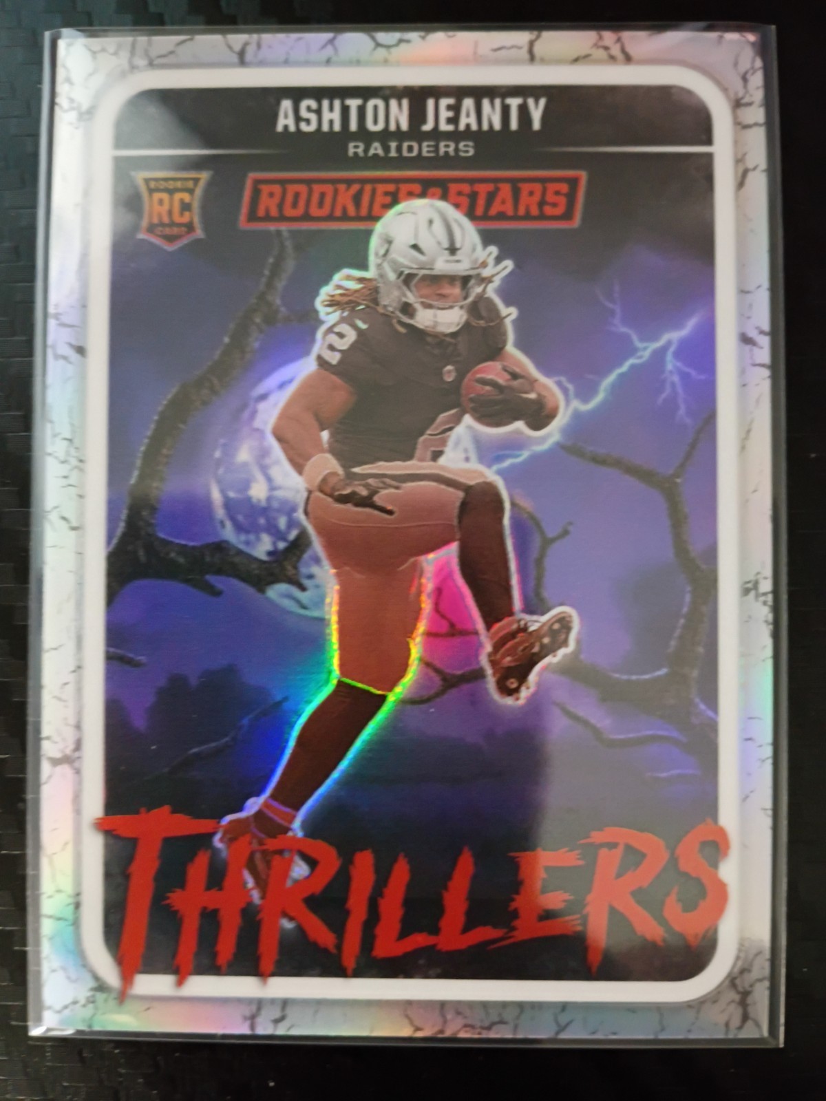 2025 Panini Rookies & Stars - Thrillers Ashton Jeanty #3 Silver (RC)