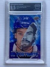 Ud Portraits Brandon Hagel #P-7 Speckle - 2025-26 Upper Deck Series 1 - Tampa
