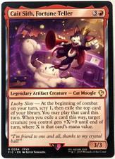 MTG Cait Sith, Fortune Teller Commander: Final Fantasy 54 FFVII NM