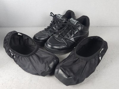 Etonic Basic Men s Bowling Shoes EBMD110-1 Size 7 Black + Brunswick Covers Flex