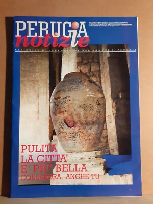Perugia notizie novembre 1999 - pulita la città è più bella collabora anche tu