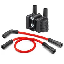 Ignition Coil & Spark Plug Wire & Cap For SuperLow XL1200T XL883L 2014 2015-2020