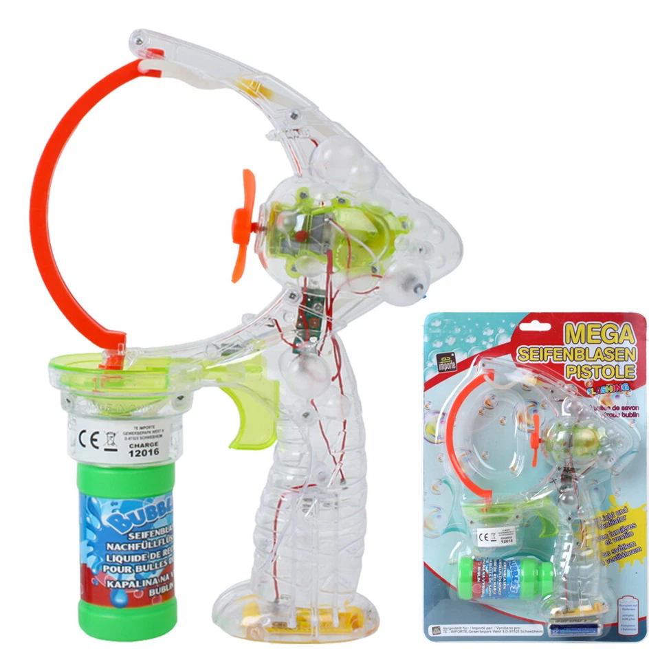 4 Stk. XXL Seifenblasenpistole Bubble Gun Seifenblasenmaschine Pistole Kinder - Bild 4 von 4