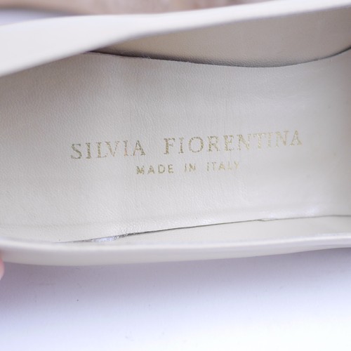 SILVIA FIORENTINA Women's 8.5 - Beige Nude Leather High Heels Classic Pumps - Picture 10 of 11