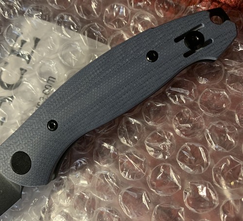 NEW GiantMouse Farley, Blue G10, M390, Slip Joint, Vox & Anso Design - Picture 6 of 8