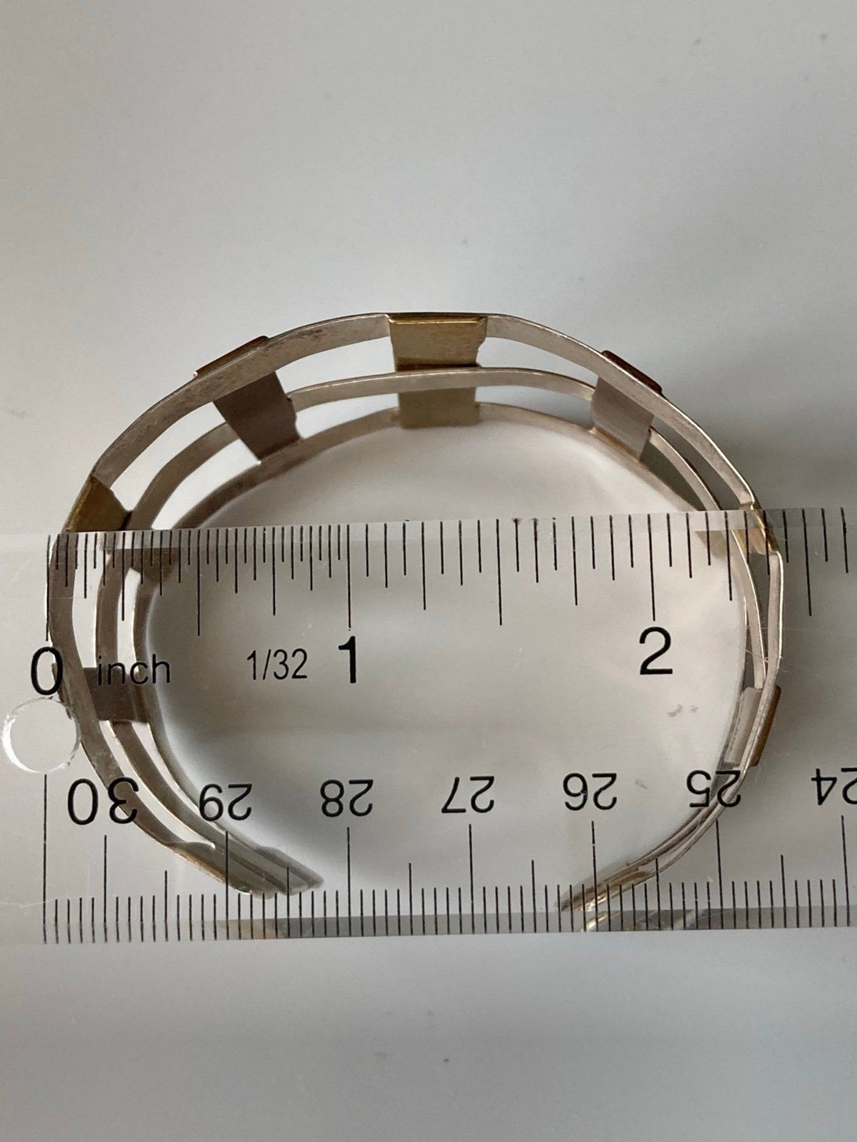 RLM studio sterling copper brass cuff Bracelet - image 5