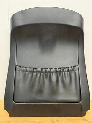 04-10 BMW E60 530i 525i Front LEFT OR RIGHT SEAT BACK Panel 7015655 OEM SCHWARZ