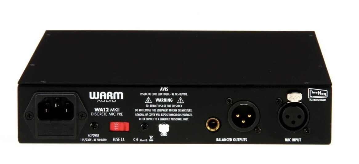maaaah 様☆ warm audio WA12 MK2 black Warm Audio WA12 MKII Microphone Preamp (Black) - Perfect Circuit