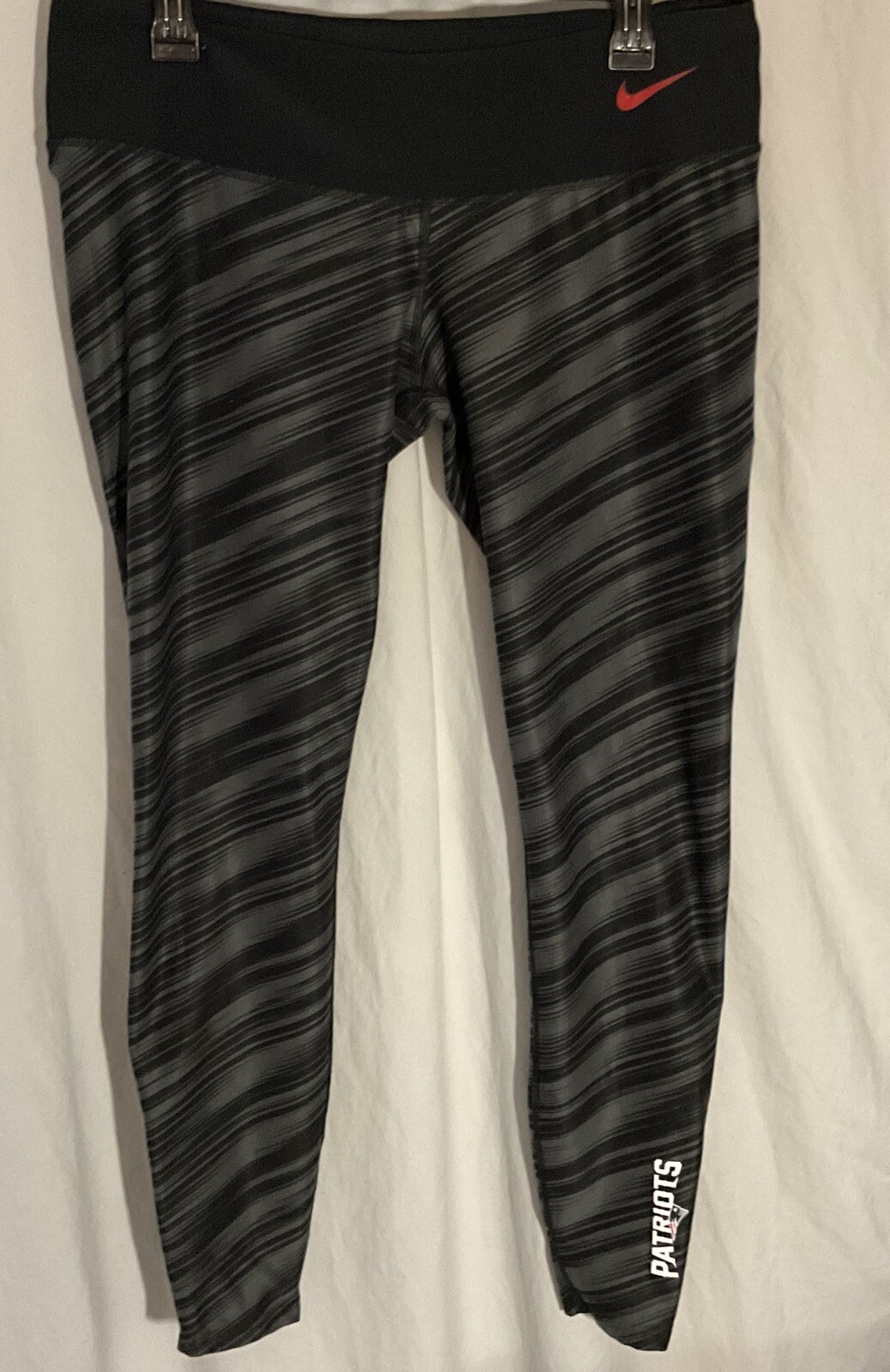 nfl team apparel nike Xl Patriots Leggings Women’s Gray And Black