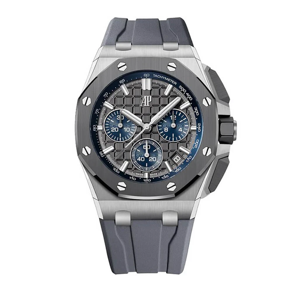 Audemars Piguet Royal Oak Offshore Watch Titanium Gray Index Dial