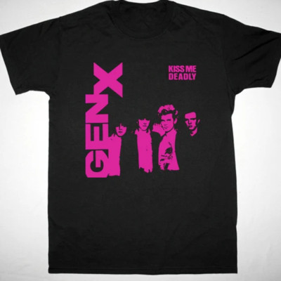 Generation X Band black T-shirt Unisex tee All sizes S to 345Xl 2F233
