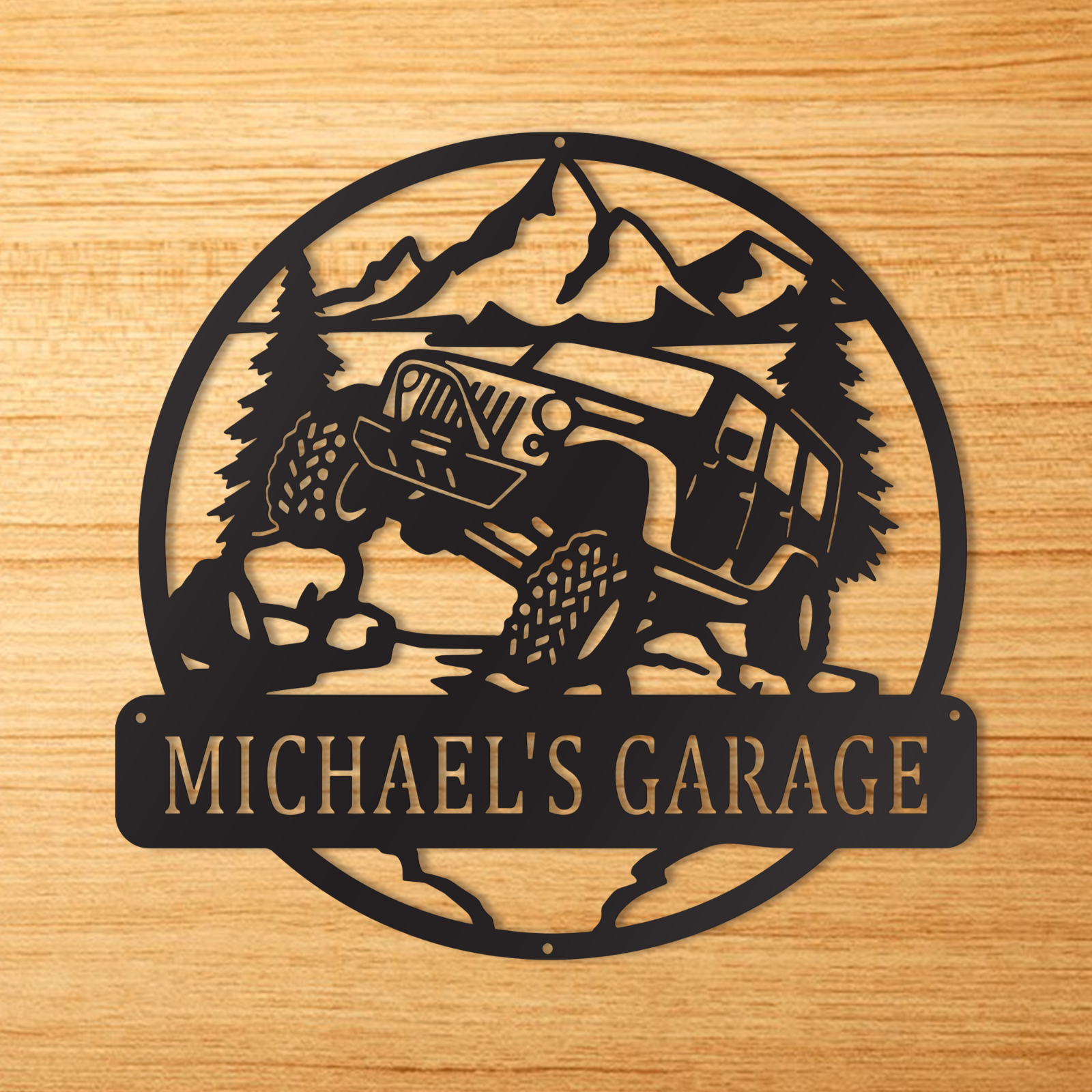 Customized Garage Metal Sign for wall decor and wall hangings Christmas Gifts