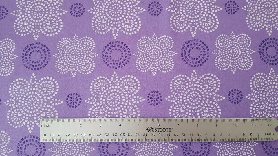 Impressions Fall 2011 Sateen BTY Taj Ty Pennington Grape Medallion 54" Wide - Image 2 of 3