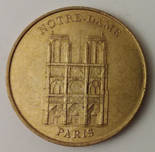 Monnaie De Paris 2000 Norte Dame Cathedral Souvenir Medal Token 34mm