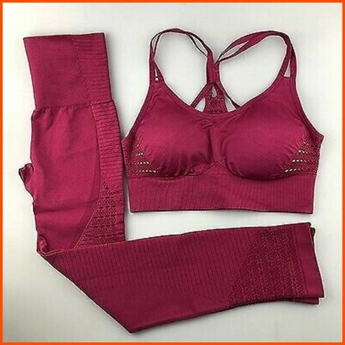 Ropa 2022 Deportiva Resistente Elástica Sin Costura Yoga Set Fitness para  Mujer | eBay