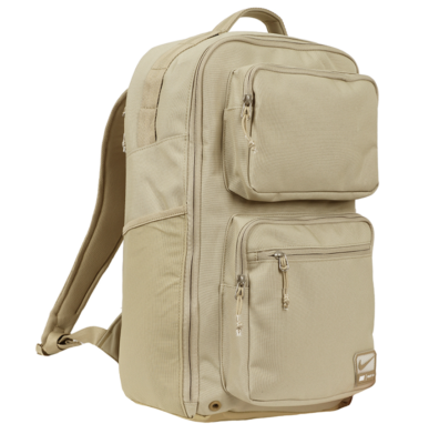 Nike Utility Speed Backpack Unisex Casual Sports Travel Bag Khaki