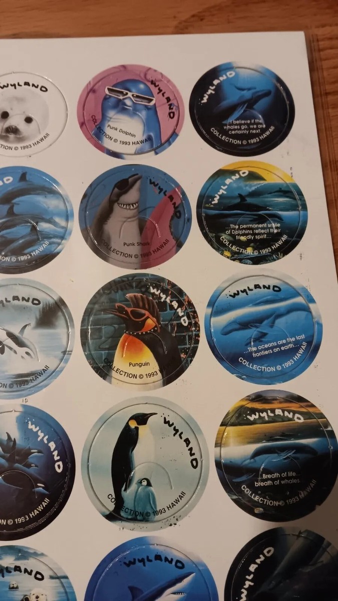 WYLAND Pogs Set 20 Milk Caps Hawaii | eBay