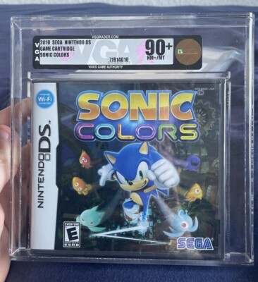 Sonic Colors Nintendo Ds 90+ Gold VGA no Wata Ukg sealed