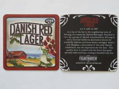 Bier Verbindung Untersetzer - Figueroa Mountain Gär Dänisch Rot Lager ~ ~