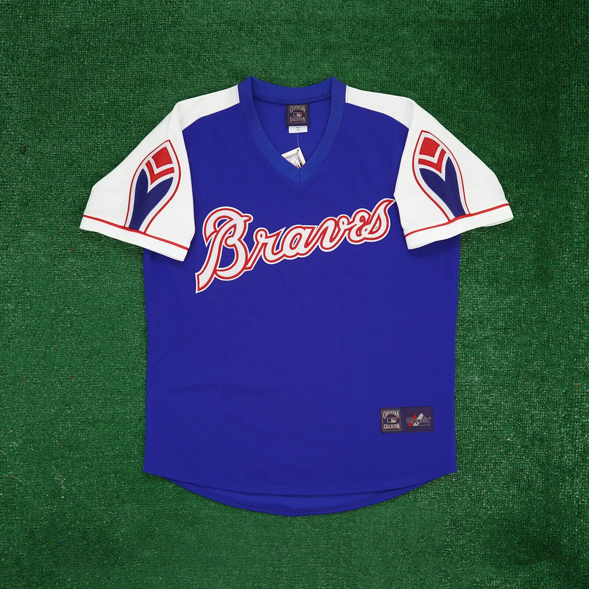 1972-75 ATLANTA BRAVES MAJESTIC COOPERSTOWN COLLECTION JERSEY