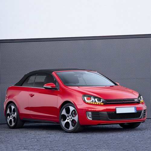 For 2010-14 VOLKSWAGEN Golf6 MK6 LED Headlights Demon Head Lamps Sequential Pair - Picture 12 of 14
