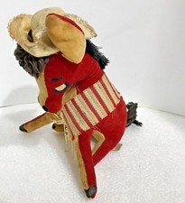 Dream Pets R Dakin  Co Donkey Stuffed Animal Toy Made In Japan Vintage Red 6 in