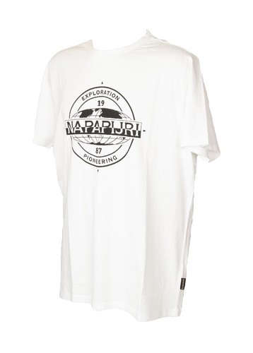 NAPAPIJRI Herren T-Shirt Kurzarm Rundhals Baumwolle Artikel NP0A4GQN S - GJORA S - Bild 6 von 7