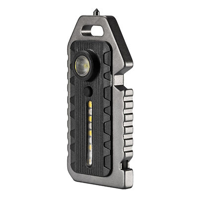 Flashlight Keychain  Waterproof Rechargeable Multi-functional C5R0