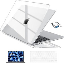 Laptop Case for MacBook Air 13.6  Keyboard Screen Protectors USB-CtoUSB Adapter