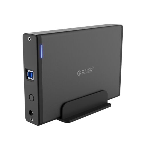 ORICO 3.5" Inch Aluminum USB 3.0 Hard Drive Caddy Case for SATA III HDD/SSD UASP - Imagen 1 de 7