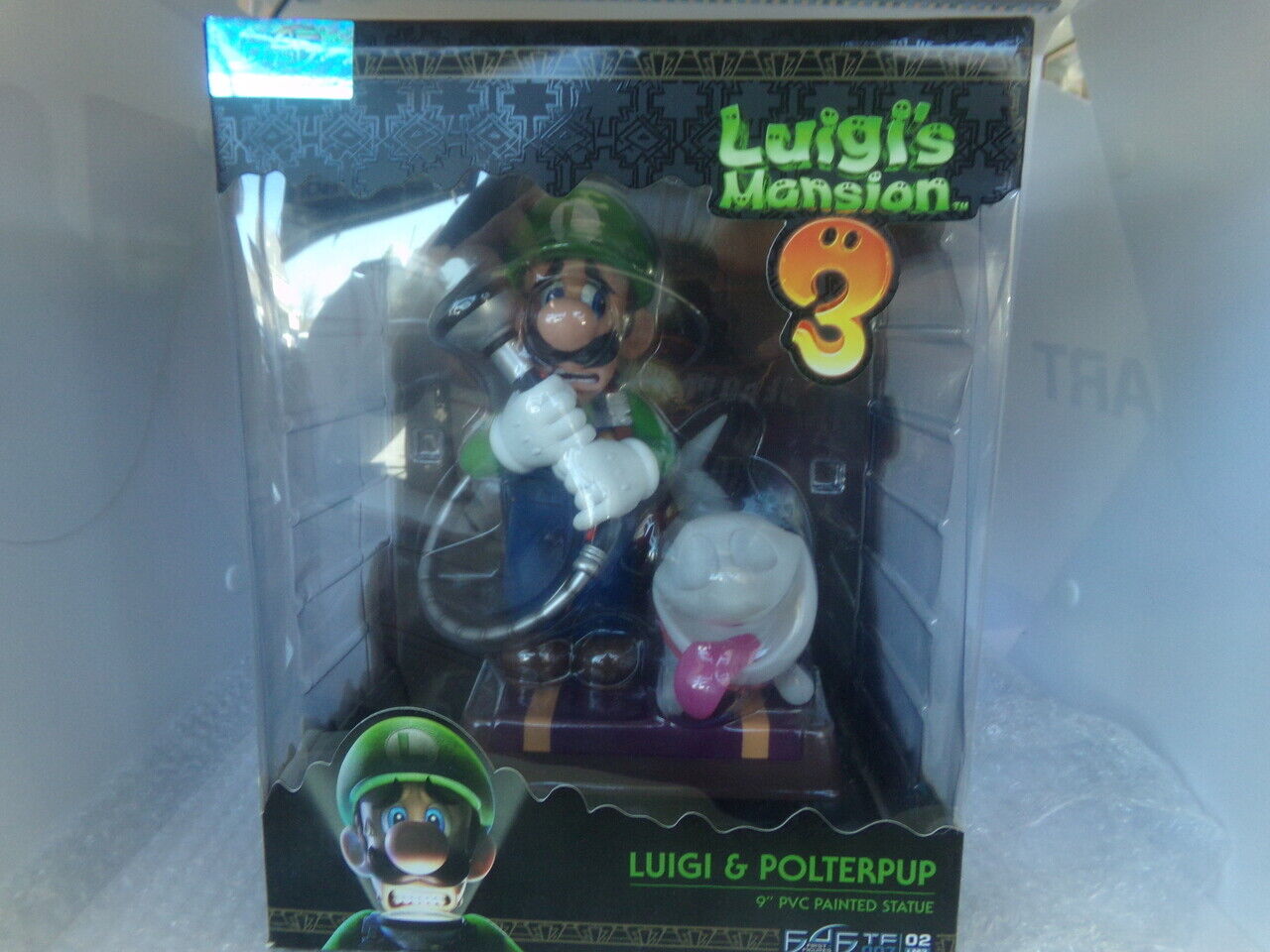 Luigi's Mansion 3 - Luigi & Polterpup 9'' PVC Painted Statue (F4F