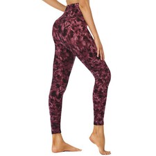 Leggings for Women High Waisted Tummy Control Yoga Pants for Workout Running S/M