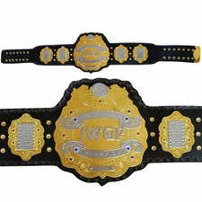 Brand New IWGP Heavyweight Championship Title Belt Gold Plated Adult