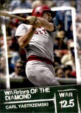 2020 Topps WARriors of the Diamond #WOD-17 Carl Yastrzemski Boston Red Sox