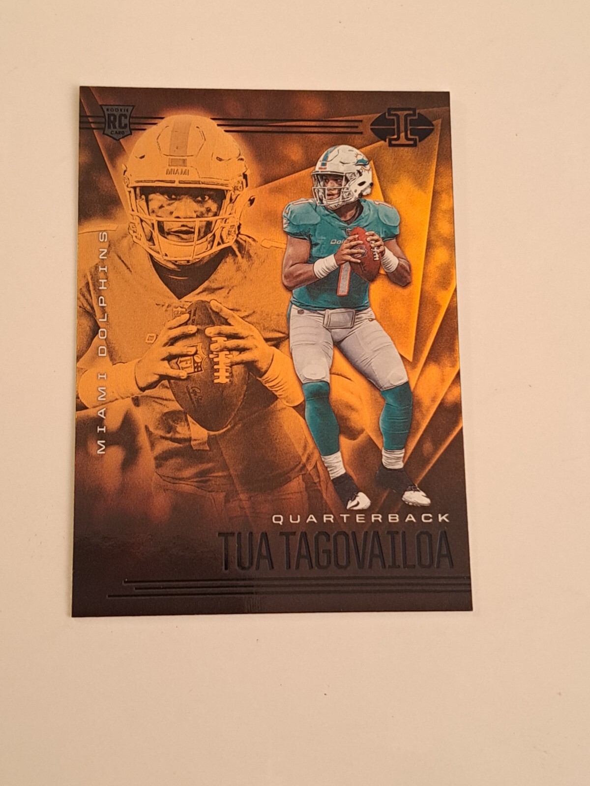 Tua Tagovailoa 2020 Panini Illusions Orange Rookie RC #6 Miami Dolphins