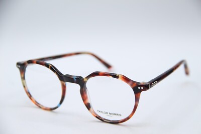 NEW TAYLOR MORRIS W6 C2 MULTICOLOR TORT AUTHENTIC DESIGNER EYEGLASSES 48-21