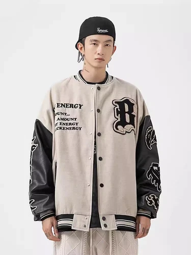 Sun-Moon Baseball Jacket