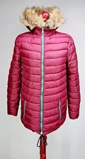 Lee Cooper Women's Reversible Jacket Size S Uk 10-12 New Parka Puffer Quilted
