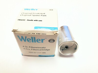 Weller T0058711718 ''Original'' In line Filter cartridge for WMD1 4 pc 3S7-518