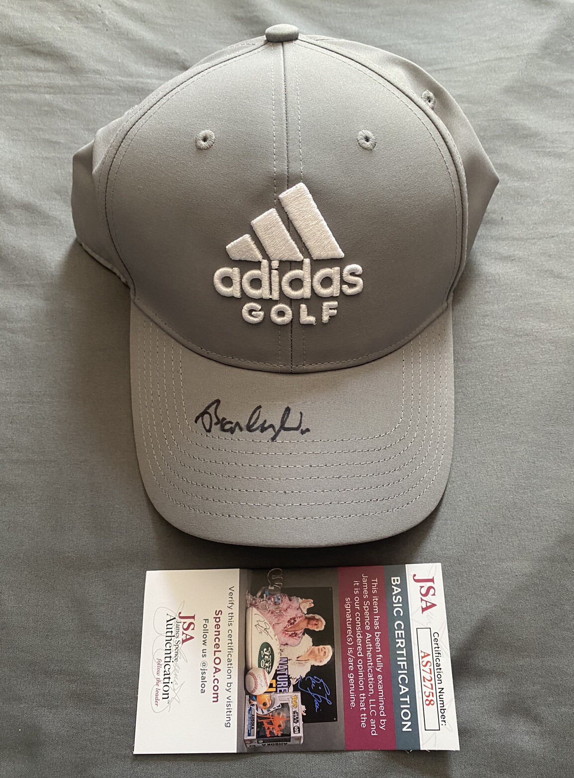 Brandon Wu Autographed Signed Autograph Adidas Pga Tour Golf Hat JSA 