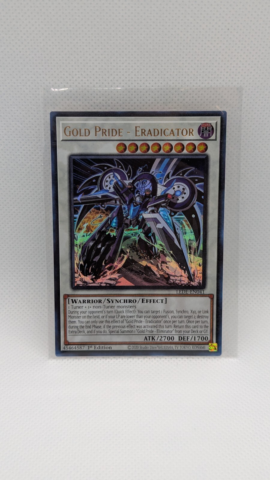 Gold Pride - Eradicator LEDE-EN041 Ultra Rare 1st Edition Legacy of Destruction