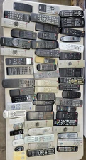 Lot of 60 Remote Controls Various Brands Untested All With Battery Covers #0001