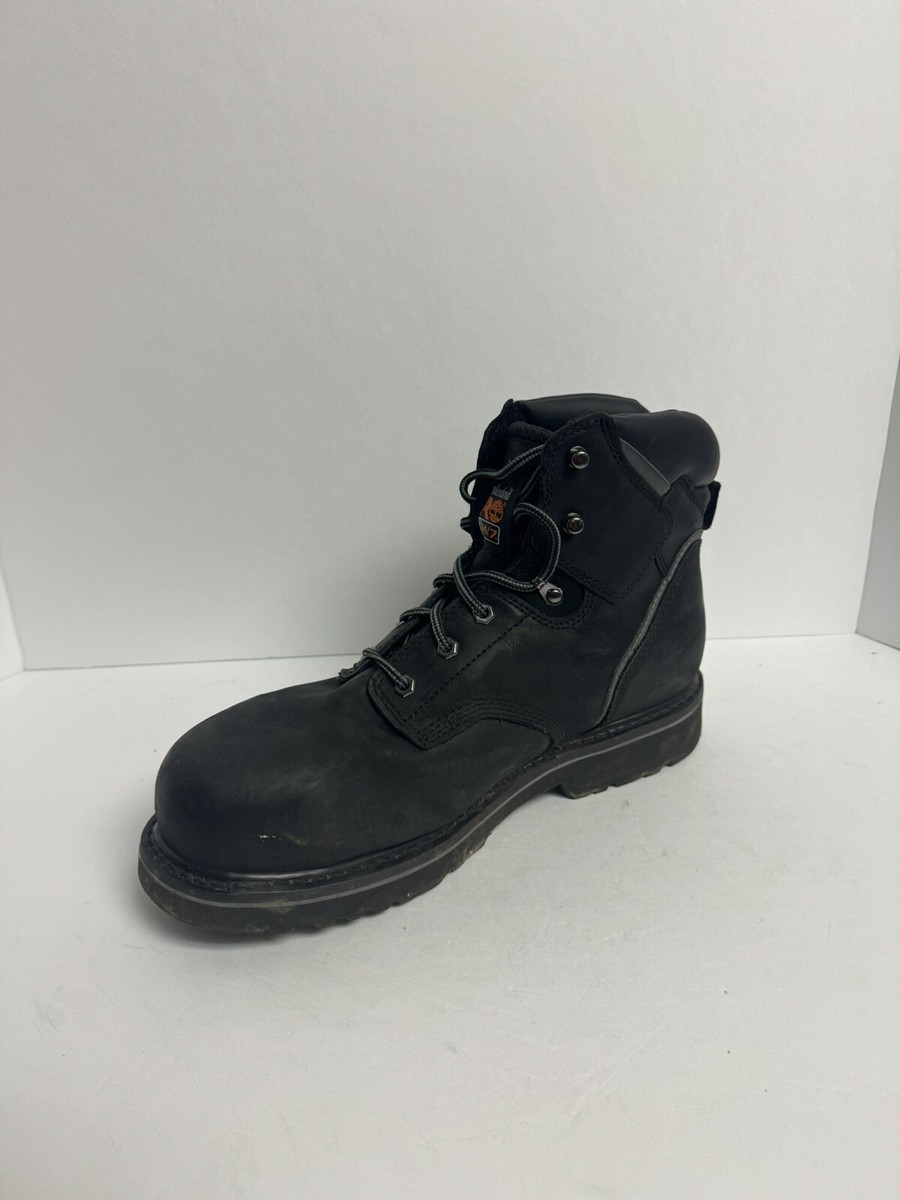 Timberland Pro Mens Pit Boss Steel Toe Work Boot Black Size 13W Timberland PRO 33044 Pit Boss EH Steel Toe Work Boot main image 3