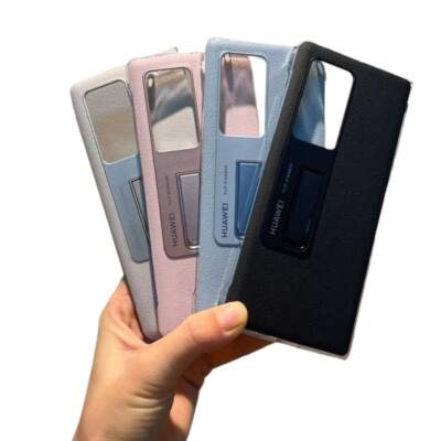 Original Luxury Vegan Leather Flip Stander Back Case Cover For Huawei Mate X2