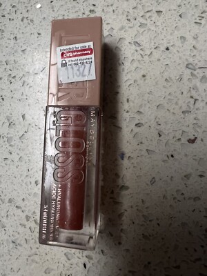 Maybelline Lifter Gloss 003 Moon - Hyaluronic Acid Plumping Lip Gloss 0.18 oz