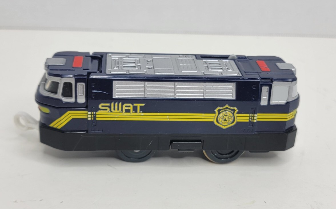Tomy Trains T70657 Swat Police Motorized Train SO40 3SA Tested